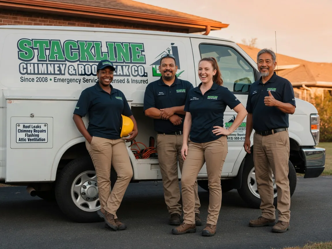 Chimney flashing repair company in Clyde, OH